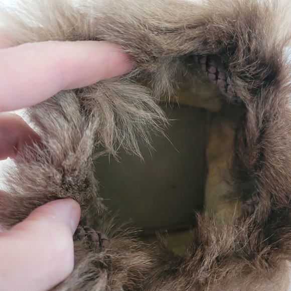 Kangaroo Fur Mini Bag. Vintage - Picture 6 of 8